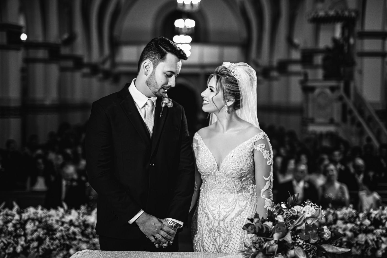 Casamento em Itaúna de Sabrina e Marcelo - Vestido Zephora Linha Premium - Foto Demetrio Laurentys