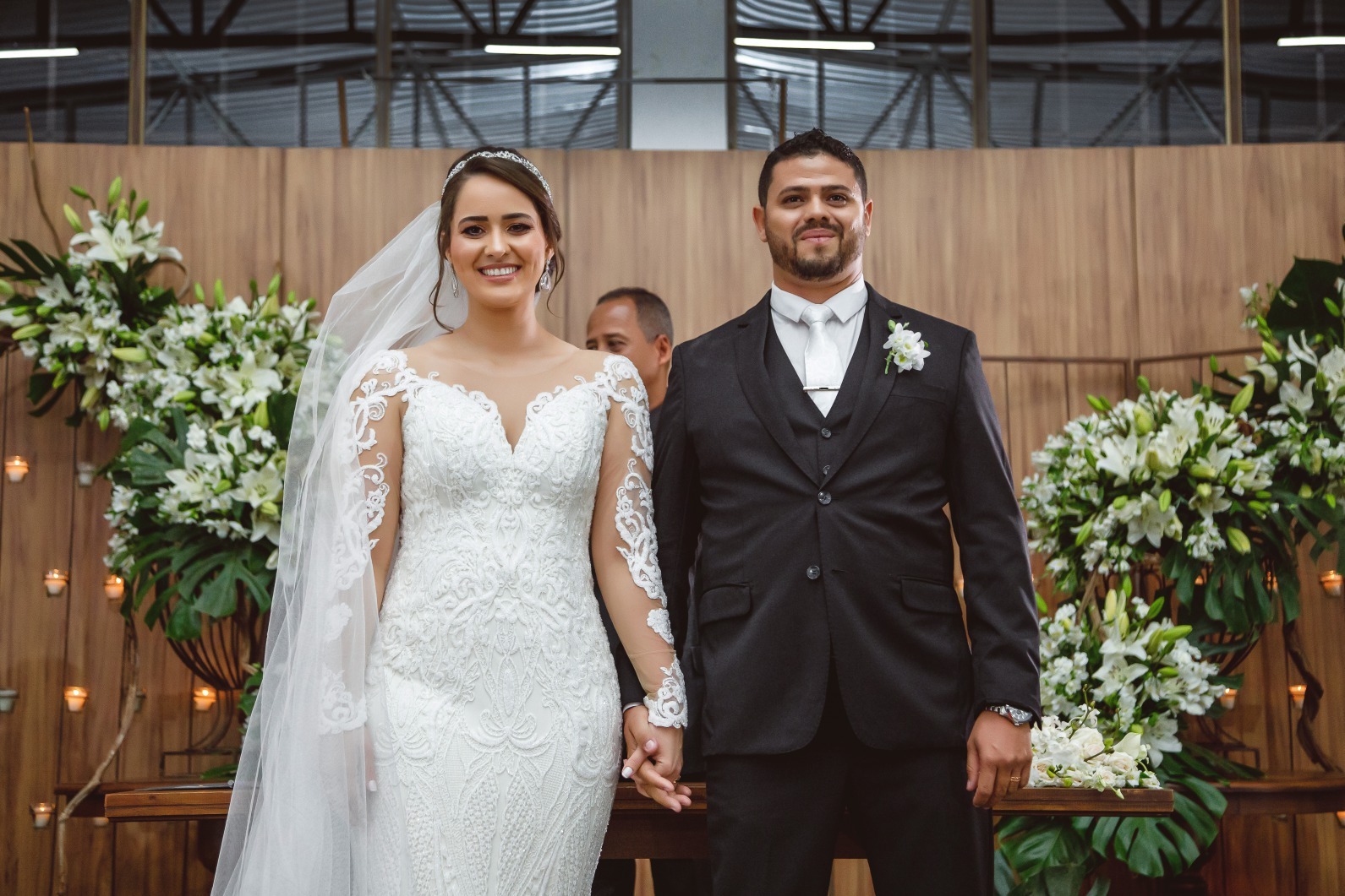 Casamento em Pitangui de Jéssica e Lucas - Vestido Zephora Linha Premium - Fotos Demétrio Laurentys