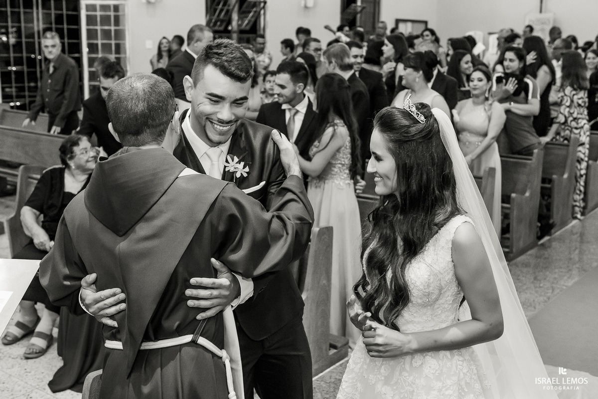 Casamento em Pará de Minas - Leticia e Weslei - Fotografia Israel Lemos - Vestido Zephora Alta Costura