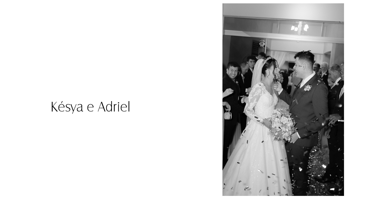 O vestido de noiva escolhido foi um modelo princesa, com mangas longas, cauda longa e aplicações de rendas florais e arabescos por todo o design, um trabalho primoroso de bordados. A composição se completou com grinalda alta, coque clássico, maquiagem destacando o olhar e um sorriso que revelava tudo o que estava vivo em seu coração.